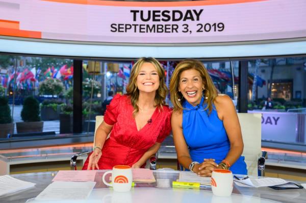 Savannah Guthrie and Hoda Kotb on Tuesday, September 3, 2019.