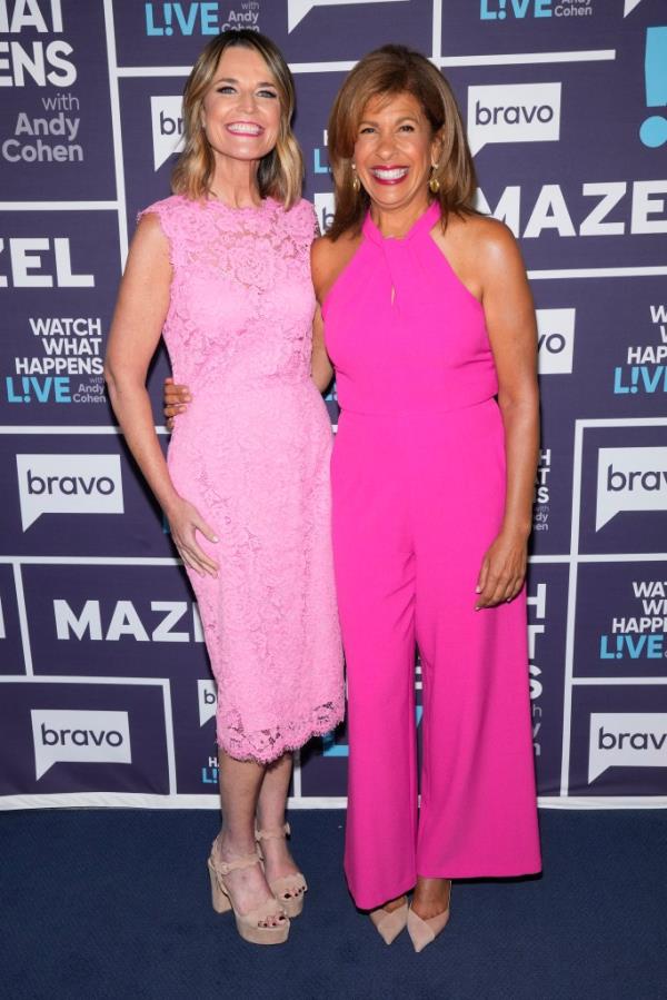 Savannah Guthrie, Hoda Kotb at "WWHL."